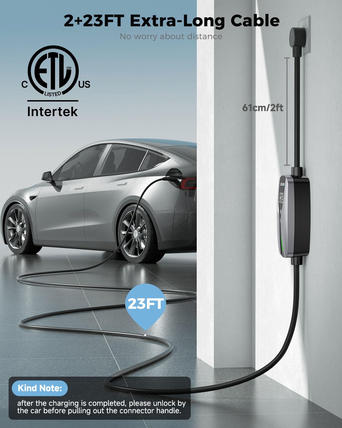 Amazon.co.jp: SEGUMA レベル1/2 Tesla充電器、6A-16A ETL認定NACS充電